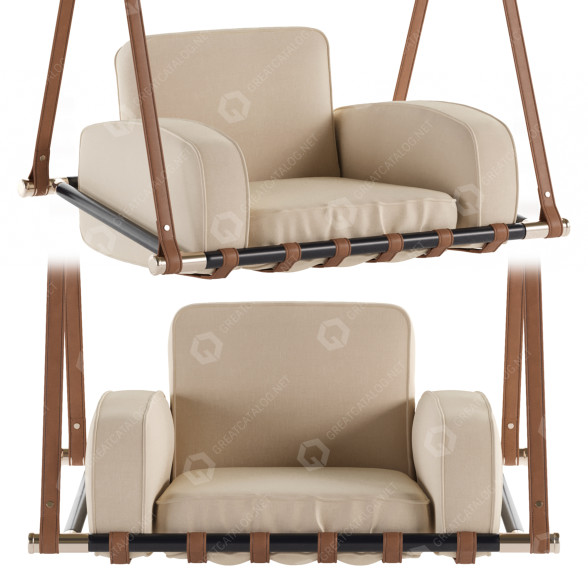 Hanging Chair Myface Fable Single Seater Fabric 3D model