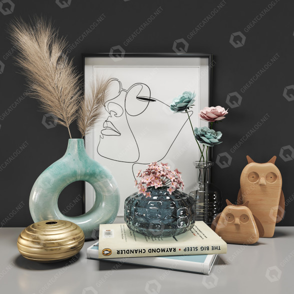 Dekoracje Set 03 model 3D