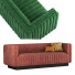 Sofa LexMod Conjure Channel Tufted Velvet - moyarahmadi1