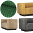 Sofa LexMod Conjure Channel Tufted Velvet - moyarahmadi1