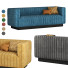 Sofa LexMod Conjure Channel Tufted Velvet - moyarahmadi1
