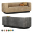 Sofa LexMod Conjure Channel Tufted Velvet - moyarahmadi1
