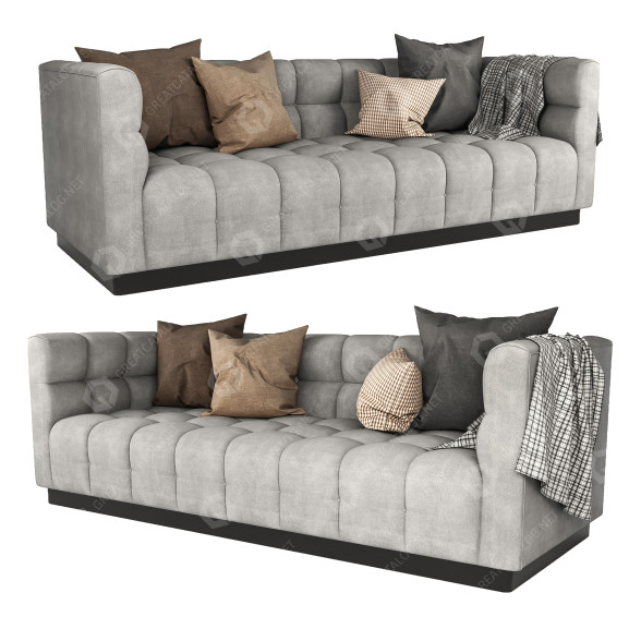 Sofa ModShop Delano in Velvet model 3D