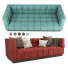 Sofa ModShop Delano in Velvet 5 Colors - moyarahmadi1