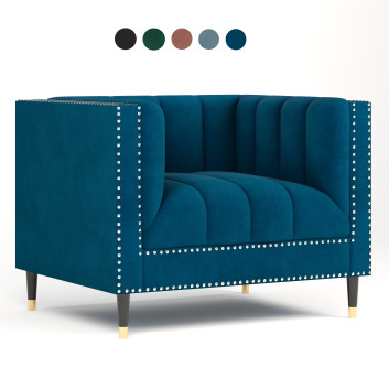Крісло  Nicole Miller Velvet 3D модель