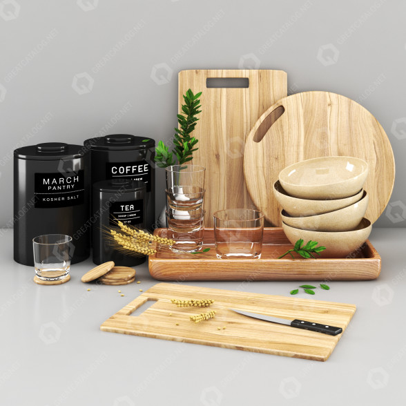 Декор Kitchen 3D модель