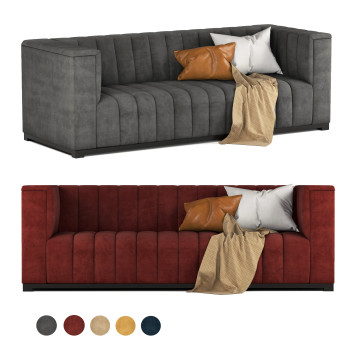 Диван  Velvet Tufted 3D модель