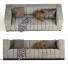 Sofa Velvet Tufted Light Gray - moyarahmadi1