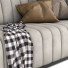 Sofa Velvet Tufted Light Gray - moyarahmadi1