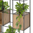 Stojak i doniczki Indoor Plant Stand Metal and Wood - nr.asgari