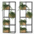 Gestell und Blumentöpfe Indoor Plant Stand Metal and Wood 2 - nr.asgari
