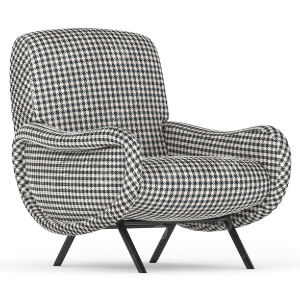Armchair Cassina Lady by Marco Zanus 3D model