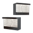 Schaukasten Black Metal Shelving in the Store - Sabirjanov