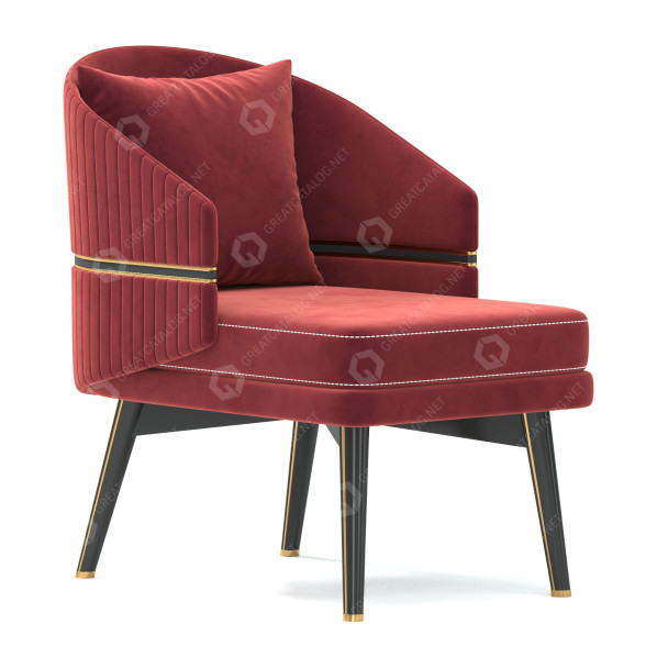 Sillón Aster Billy Modelo 3D