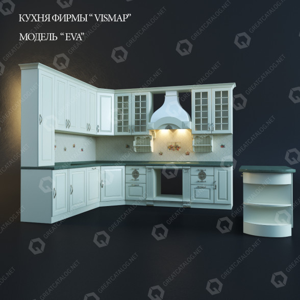 Cocina Vismap Cucine Eva Modelo 3D