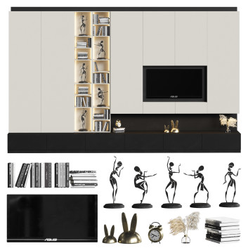 Jednostka ścienna TV Furniture Composition 4