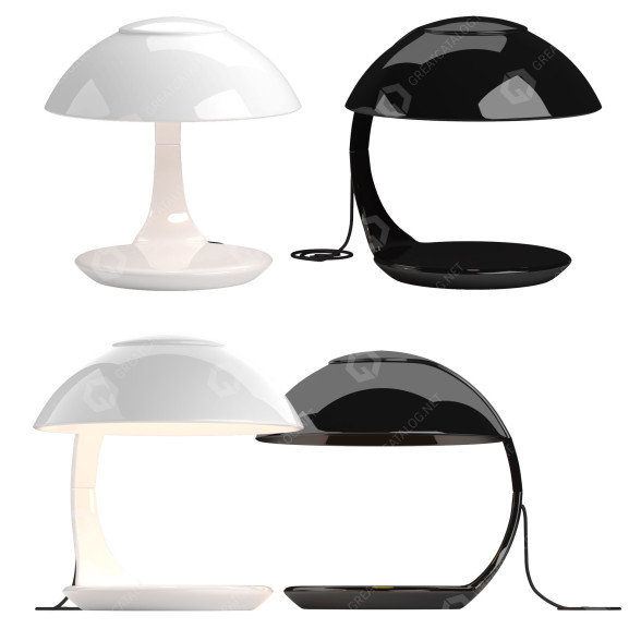 Tischlampe Gubi Cobra 3D-Modell