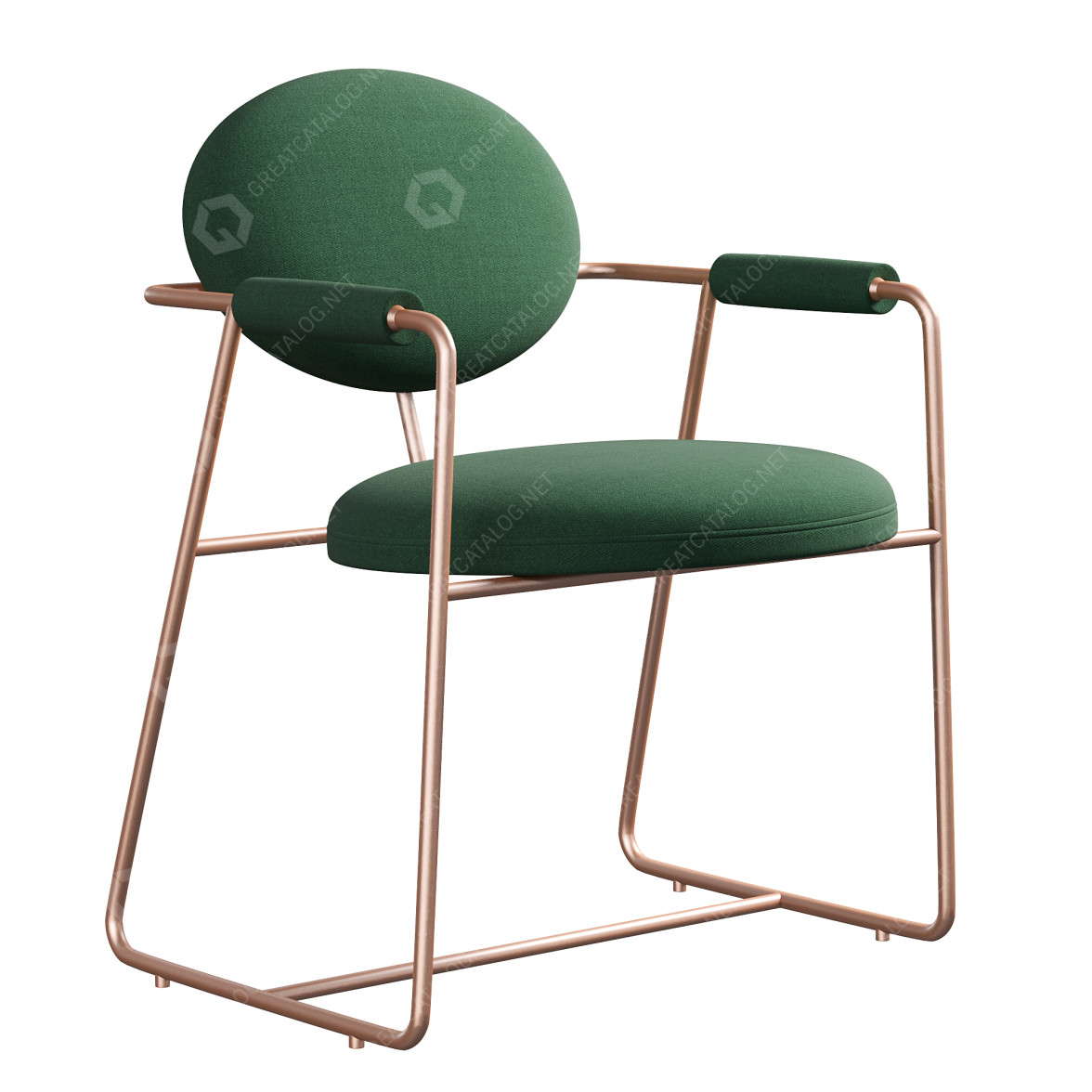 Chair Baxter Gemma 3D model #14647 | GreatCatalog