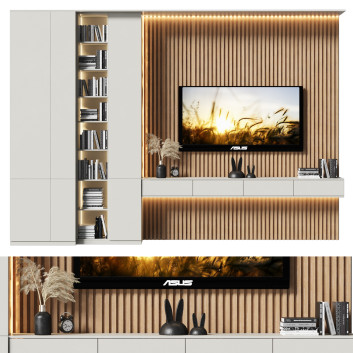 TV-Wandschrank  Composition 02 3D-Modell