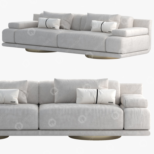 Sofa Fendi Casa Artu 3D-Modell