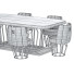 Mesa y sillas Fertini Casa Dining Room - Basit-3d