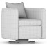 Крісло West Elm Bacall Curved Swivel - Viktorvfx
