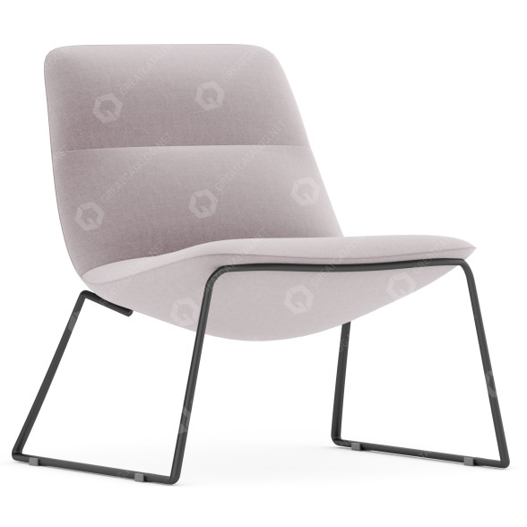 Sillón Andreu World Capri Lounge BU1738 Modelo 3D