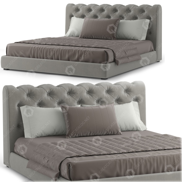 Bett 4Mariani Tudor 3D-Modell
