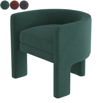 Fotel  Arcade Nancy Low Back Accent by Arren Williams Model 3D