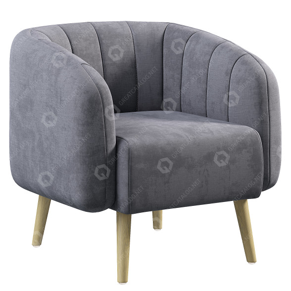 Fauteuil Hassan modèle 3D