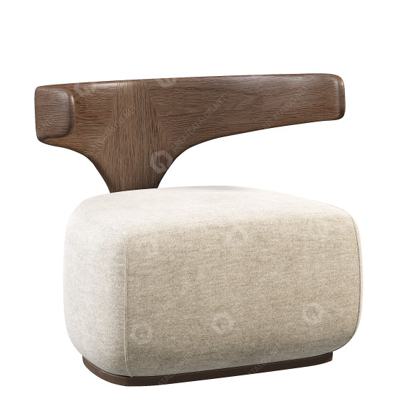 Fauteuil 1stDibs Moby Dick by Morelato modèle 3D