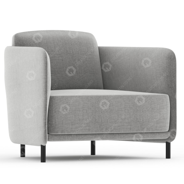 Armchair De Padova Blendy 3D model