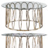 Table basse CS058 Round Glass Top - Farid3d