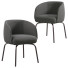 Armchair +Halle Nest Low with Metal Legs - kamol_arx