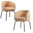 Armchair +Halle Nest Low with Metal Legs - kamol_arx