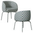 Armchair +Halle Nest Low with Metal Legs - kamol_arx