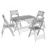 Tisch und Stühle Bamboo Set with Tablecloth - artpolka