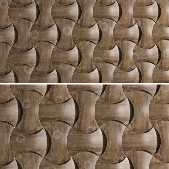 Стінова панель Wood 3D модель