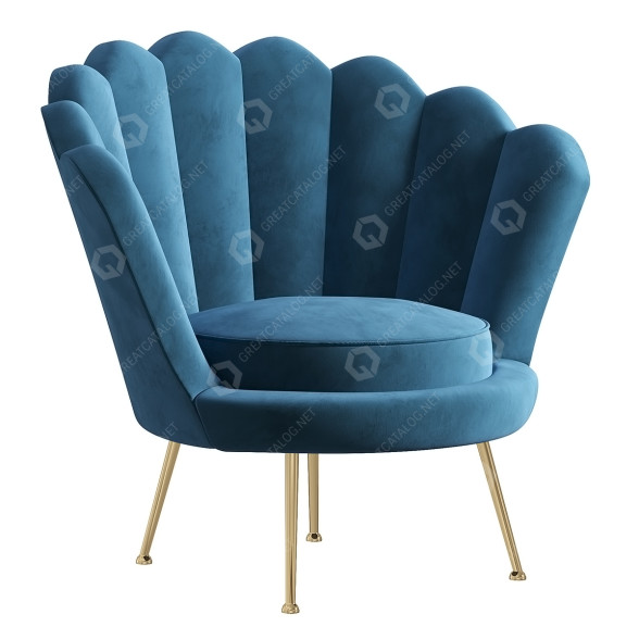 Fotel Eichholtz Trapezium model 3D