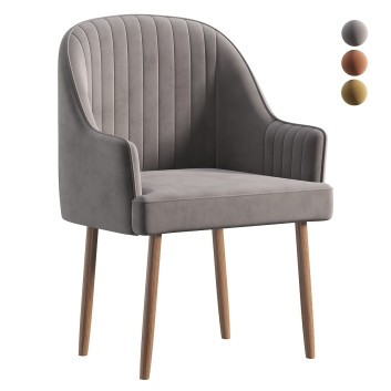 Fotel  Melisa Model 3D