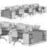 Arbeitsbereich Office Furniture Set 01 - 3dartistaskari1370