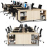 Arbeitsbereich Office Furniture Set 01 - 3dartistaskari1370