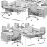 Arbeitsbereich Office Furniture Set 02 - 3dartistaskari1370