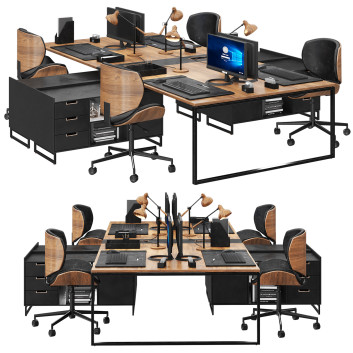 Office Furniture Set 02