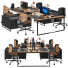 Arbeitsbereich Office Furniture Set 02 - 3dartistaskari1370