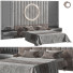 Bett und Nachttischchen Modern - 3dartistaskari1370