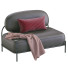 Sofa HC28 Cosmo Pawai Gray Leather - ED-MONTE