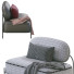 Sofa HC28 Cosmo Pawai Gray Leather - ED-MONTE