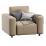 Armchair Dienne Salotti Cross Beige - ED-MONTE