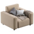 Armchair Dienne Salotti Cross Beige - ED-MONTE